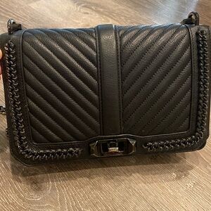 Rebecca Minkoff Chevron Quilted Love Crossbody